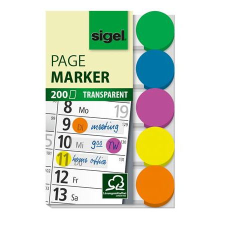 Sigel 50x12 mm Jelölőcímke 5x40 lap - Vegyes (HN301)