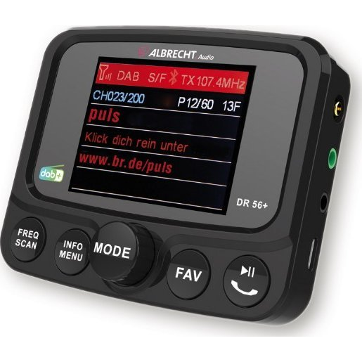 Albrecht DR56+ DAB+ Autoradio-Adapter / Freisprecheinricht.