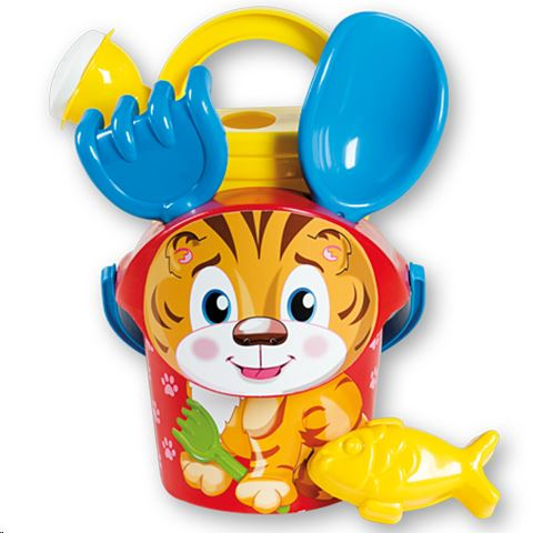Androni Giocattoli Buby Beach kölyöktigris 6 részes homokozó szett (1251-0000) (1251-0000)