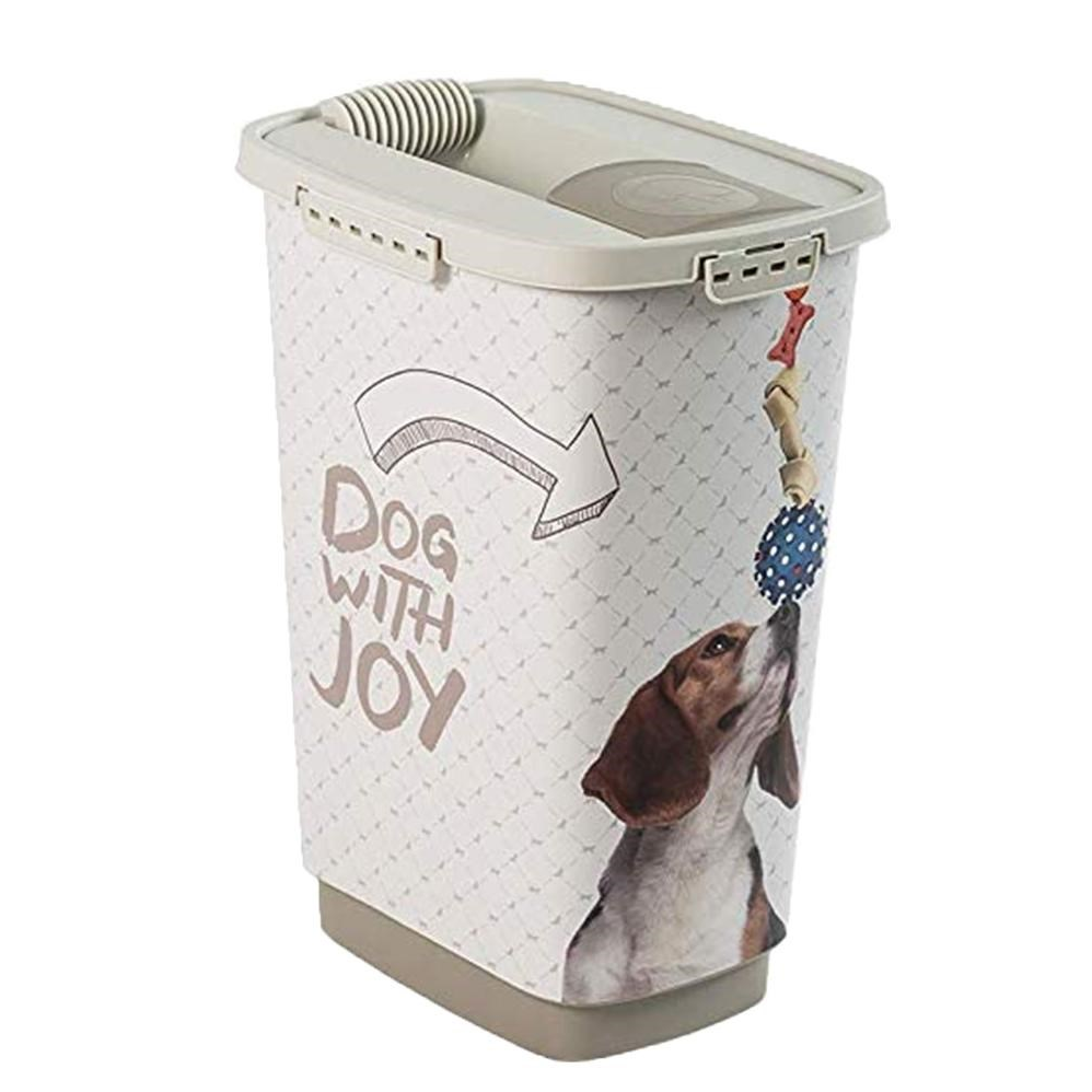 Rotho Cody Dog 25000ml Táp tároló láda - Bézs