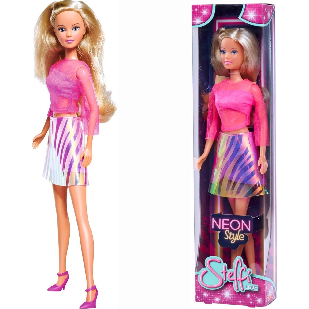 Steffi Love: Steffi Neon Style baba kétféle változatban 1db - Simba Toys (GXP-910027)