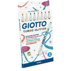 Filctoll Giotto Turbo Glitter Csillámos 8 Darabos (WIKR-983280)