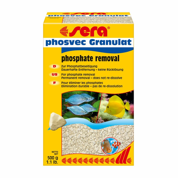 Sera Phosvec Granulat akvárium Foszfát eltávolító granulátum 500g