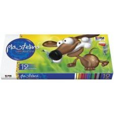  KOMA-PLAST Plastelina 12 kolorów
