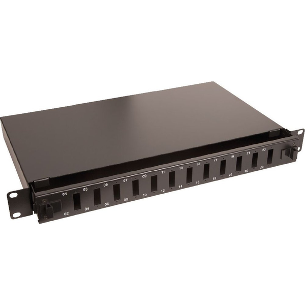 Lanview Fibre patch panel 19" 1U 12