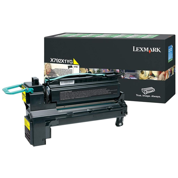 Lexmark X792X1YG tonerpatron 1 stk Original Gul