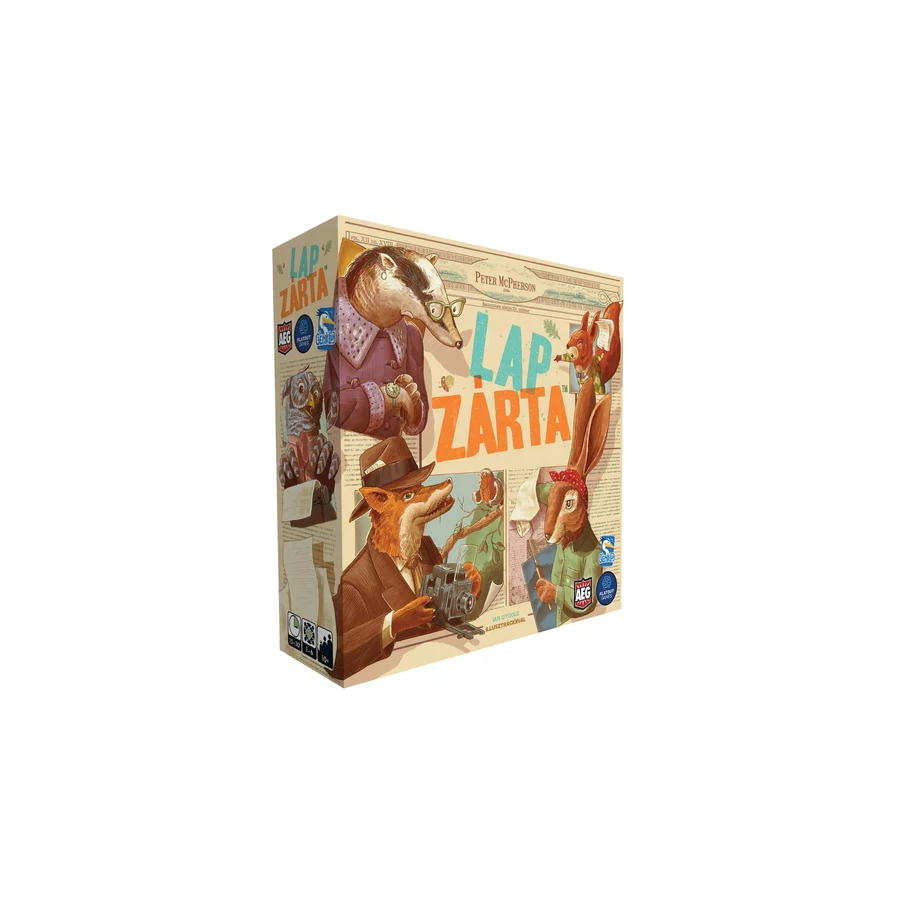 Gém Klub Lapzárta gyorsasági lapkalehelyezős családi társasjáték (AEG10005)