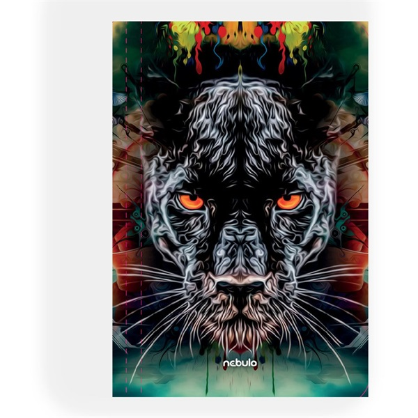 Nebulo Fekete párduc A4 gumismappa (GM-FEKETE PÁRDUC-A4)