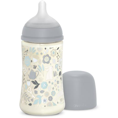 Suavinex Wonderland fiziológiai, M 270 ml Liberty, kék (8426420900898)