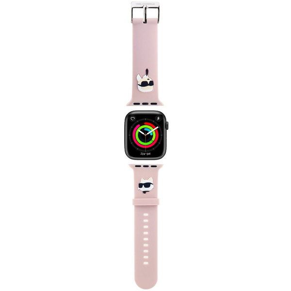 Karl Lagerfeld Karl and Choupette Head NFT Apple Watch 38/40/41 Pink