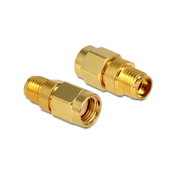 DELOCK HF Adapter RP-SMA -> SMA St/Bu