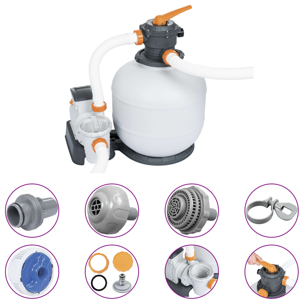 Bestway Flowclear homoksz?r?s szivattyú 8327 liter/óra (3202506)