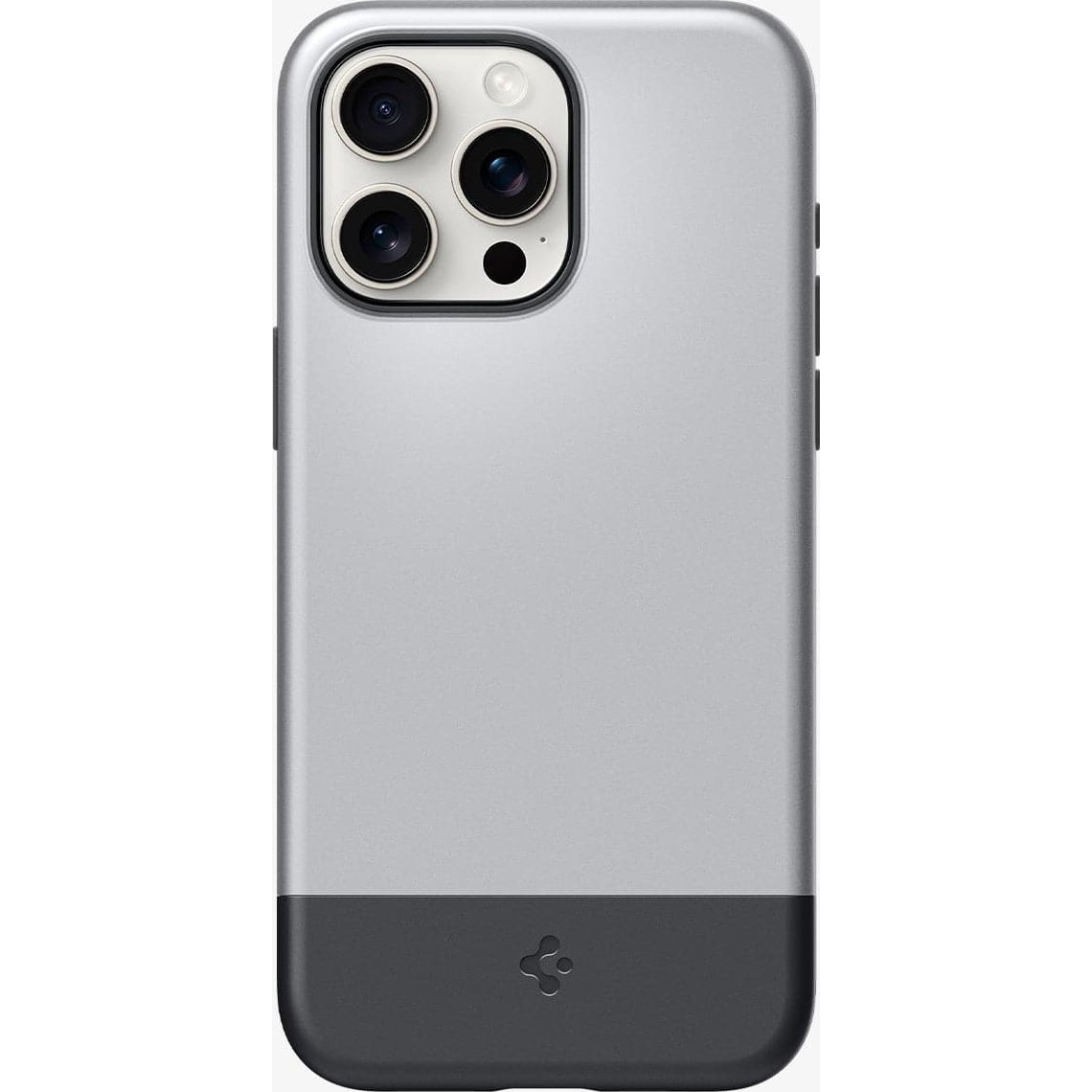 Spigen 225842 iPhone 15 Pro Case Style Armor MagSafe Classic Silver, Mobiltelefon tok (ACS06748)