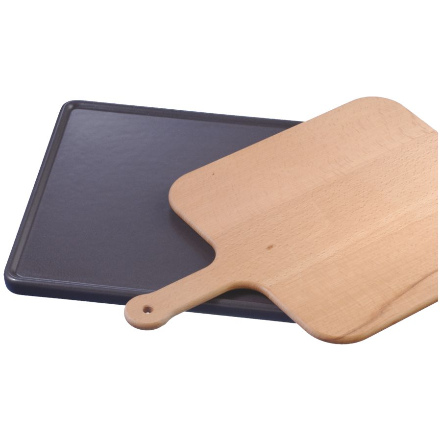 Bosch HEZ327000 konyhai vágódeszka Fém, Fa Fekete (HEZ327000)