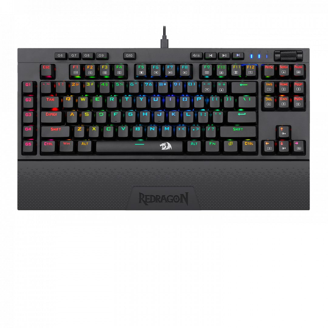 Redragon Vishnu RGB Red Magyar (K596RGB_RED_HU)