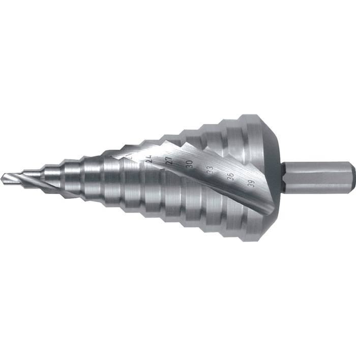 RUKO 101056 HSS fokozatfúró 4 - 39 mm, teljes hossz 107 mm (101056)