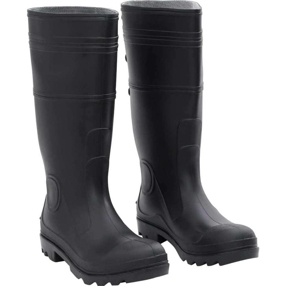 fekete PVC 43-as esőcsizma (137592 VidaXL)