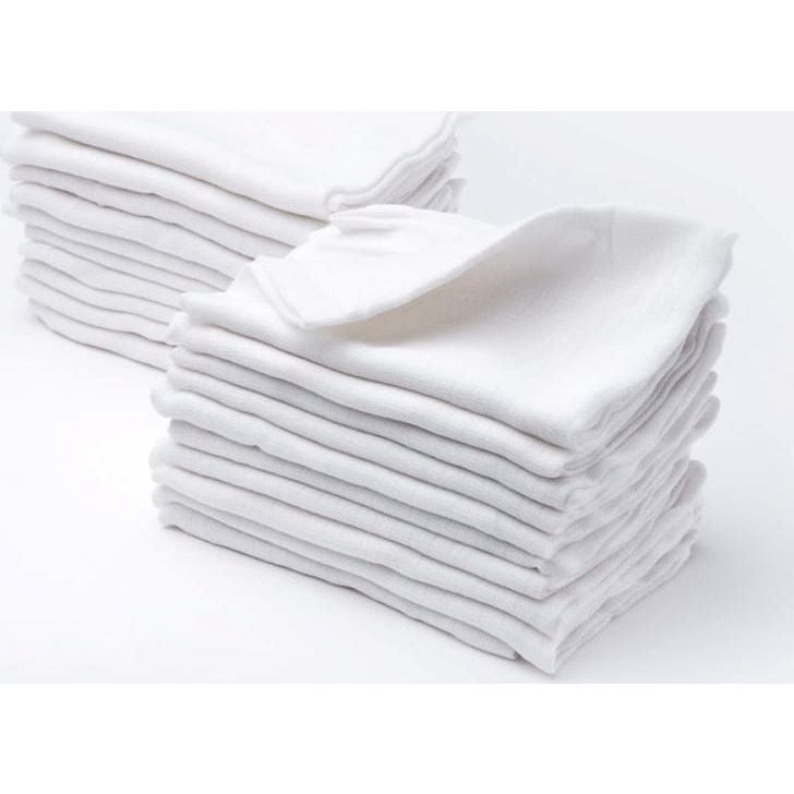 Prémium hófehér textilpelenka, LUX, 80x80 cm (49645)