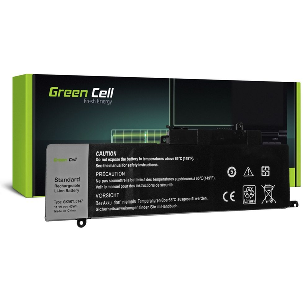 Green Cell DE82 3850mAh notebook akkumulátor fekete