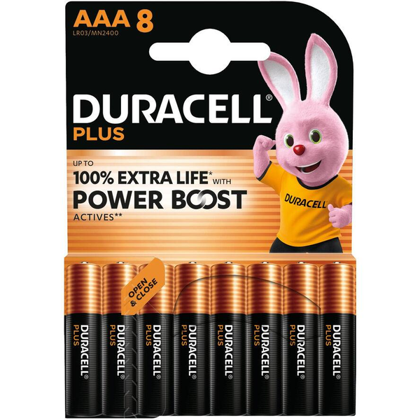 Duracell Plus Engangsbatteri AAA Alkaline