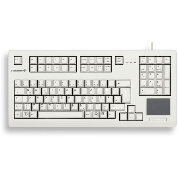 CHERRY TouchBoard G80-11900 klávesnice USB QWERTY Anglický Šedá
