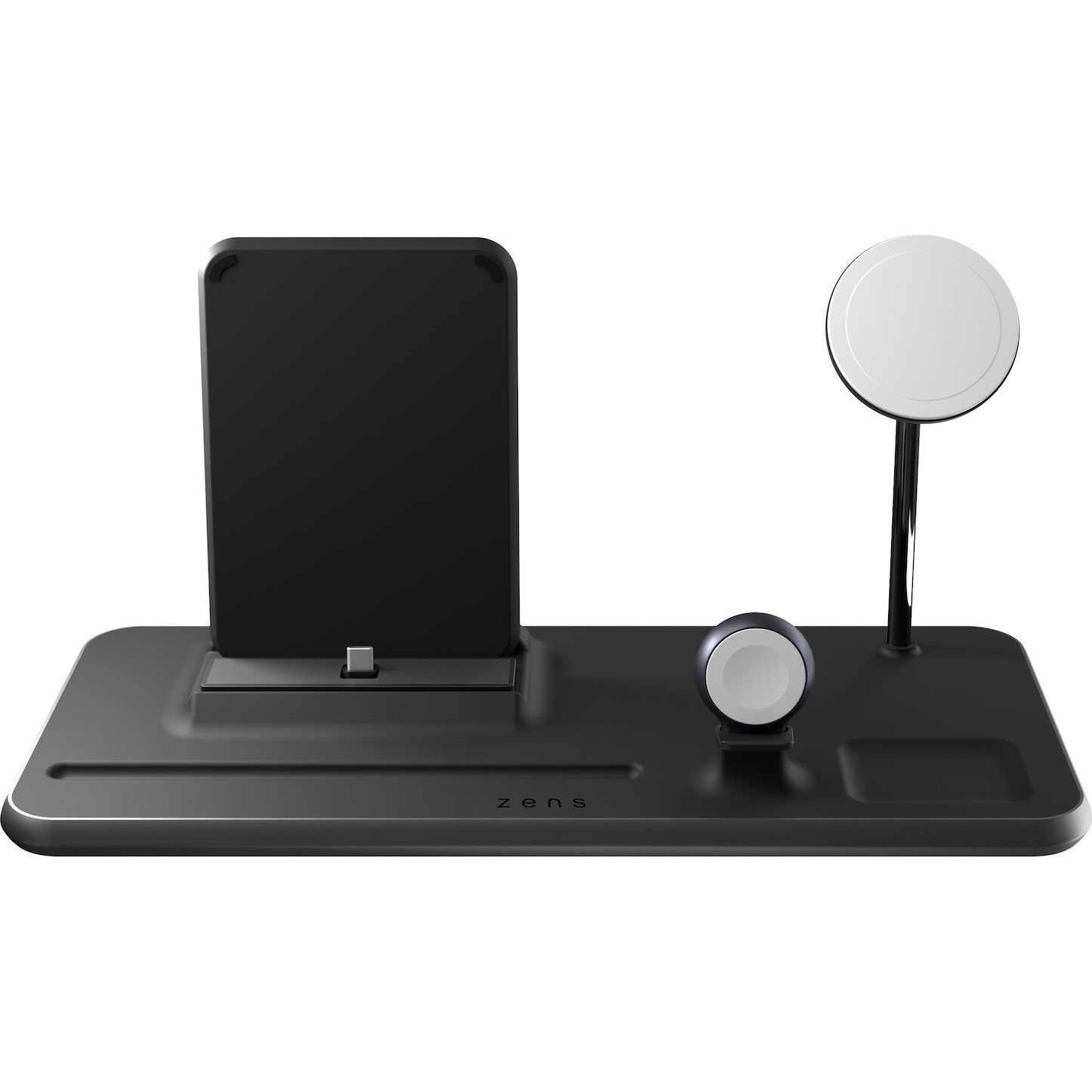 Zens 4-in-1 iPad + MagSafe wireless charger Black (ZEDC21B/00)
