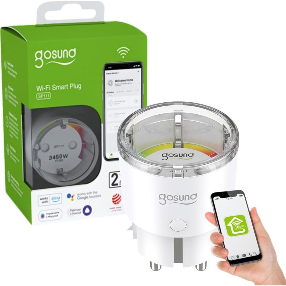 Gosund SP111 Smart WiFi Aljzat 3680W 16A, TuyaSP111 (SP111)
