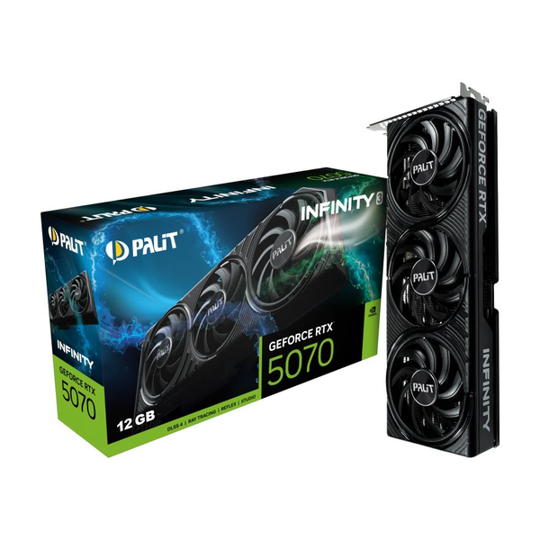 Palit GeForce RTX 5070 12GB Infinity 3 videokártya (NE75070019K9-GB2050S)