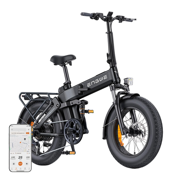 Engwe Engine Pro 3.0 Boost 250W 20" elektromos kerékpár fekete