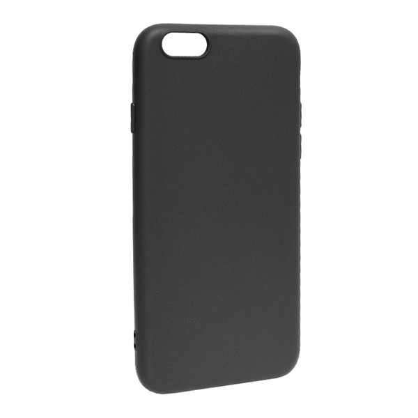 Szilikon telefonvédő (matt) FEKETE [Apple iPhone 6S 4.7] (5996457951864)