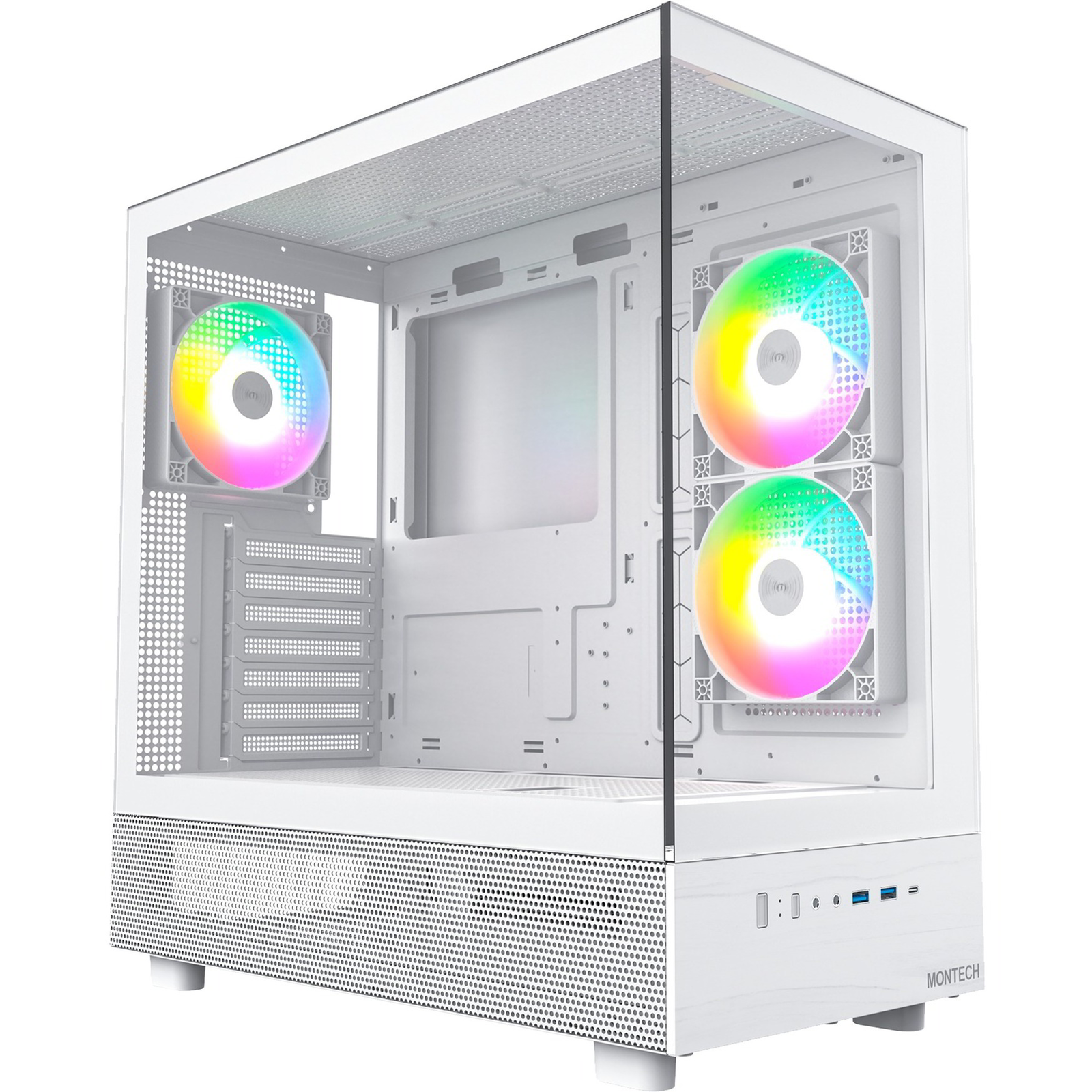 Montech XR Midi Tower Számítógépház - Fehér (XR (W))