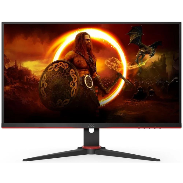 AOC 24G2SAE/BK компютърен монитор 60,5 см (23.8") 1920 x 1080 пиксела Full HD Черен, Червен