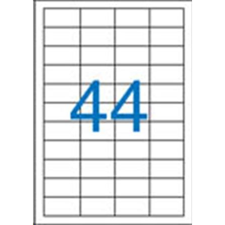 Victoria 48.5x25.4 mm univerzális etikett, 4400 darab (LCV11366) (LCV11366)