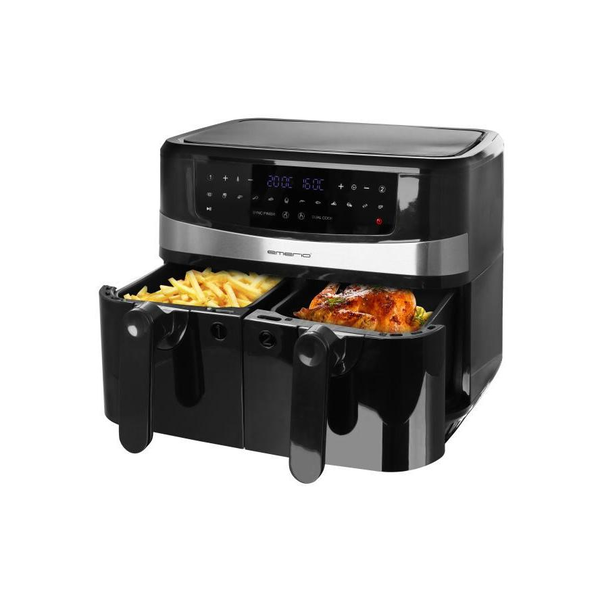 Emerio AF-126672.4 Forrólevegős fritőz 9 l 2400 W Fekete