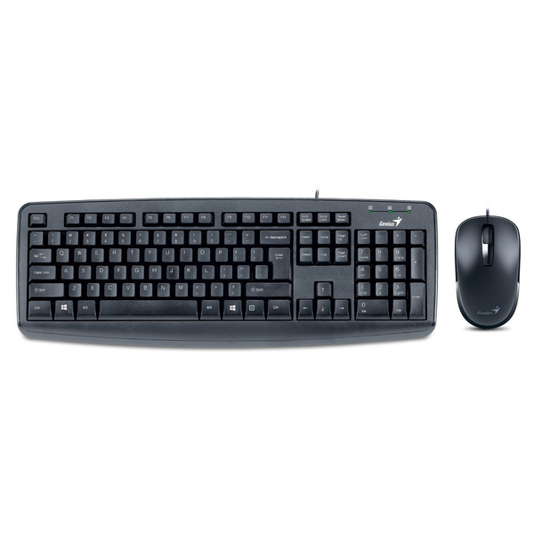 Genius KM-130 Billentyűzet + egér - Fekete (BILL-KM-130)