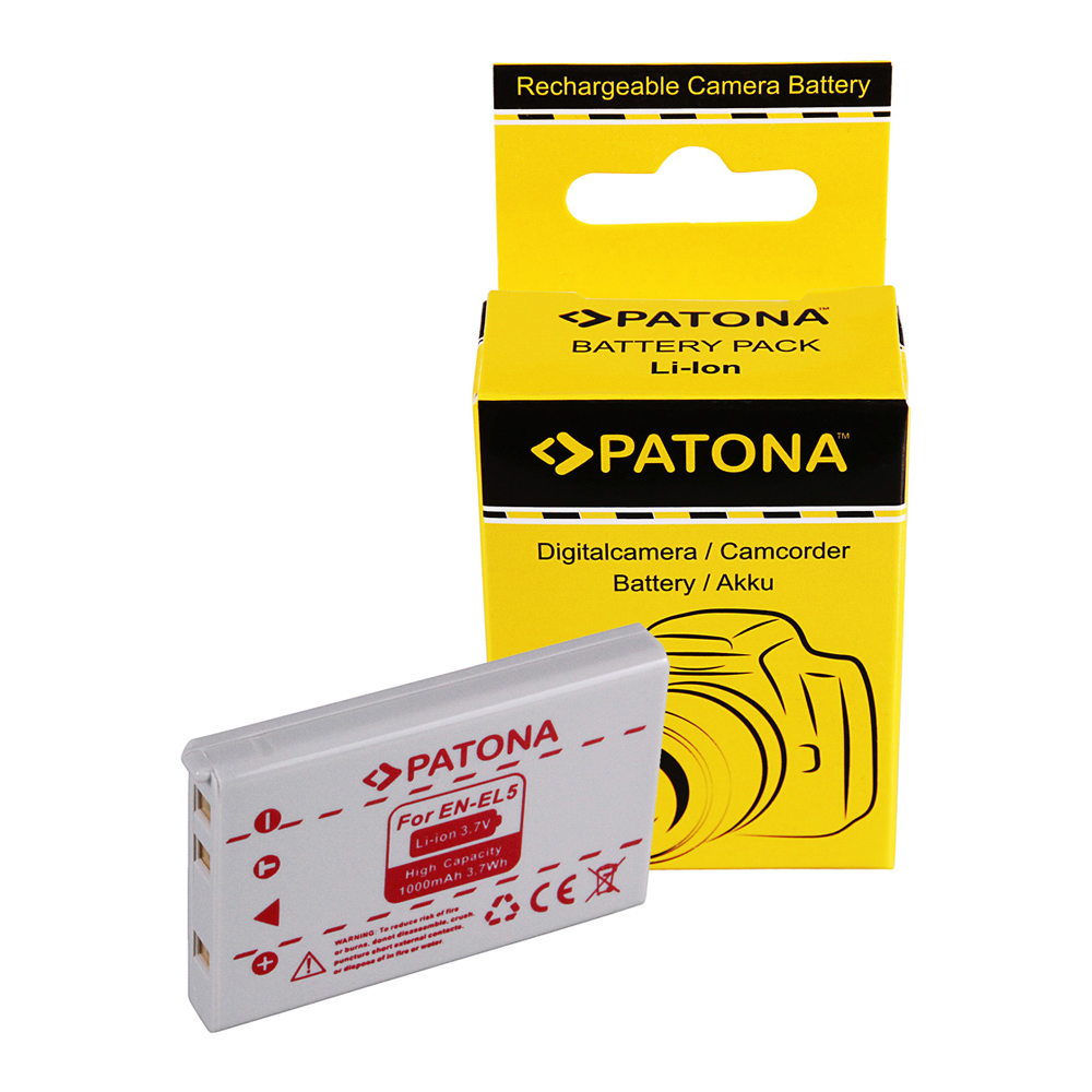 Patona PT1037 EN-EL5 akkumulátor Nikon fényképezőgépekhez 1000mAh (PT1037)