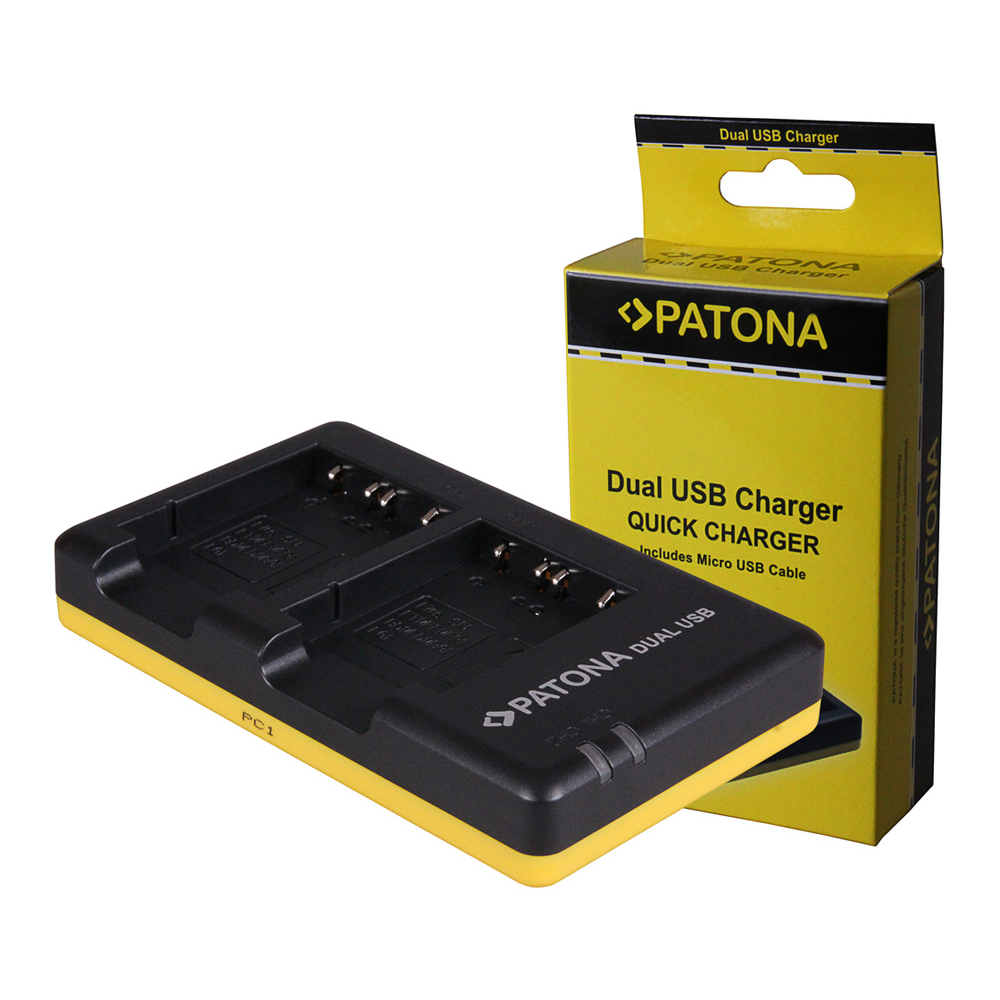 Patona PT1940 Foto Dual Quick Sony NP-BG1 USB Akkumulátor töltő (PT1940)