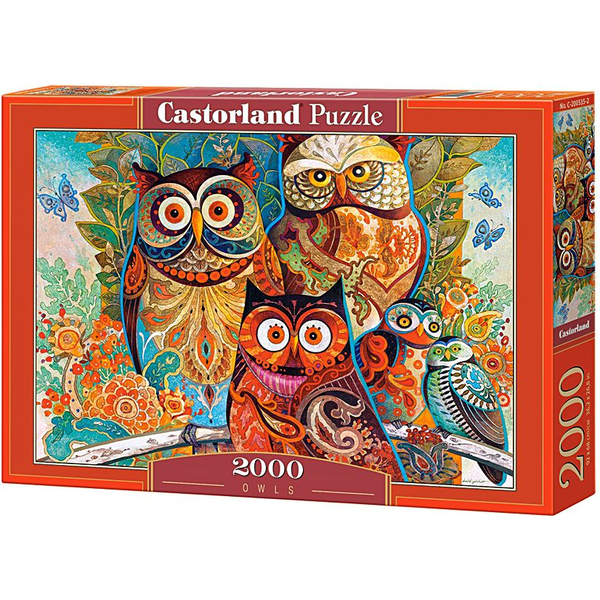 Castorland Owls 2000 pcs Puslespil 2000 stk Kunst