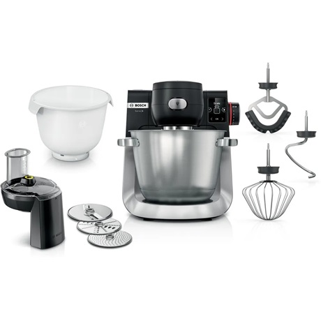 Bosch Serie 6 MUMS6ZS23D keukenmachine 1600 W 5,5 l Zwart, Roestvrijstaal, Wit Ingebouwde weegschalen