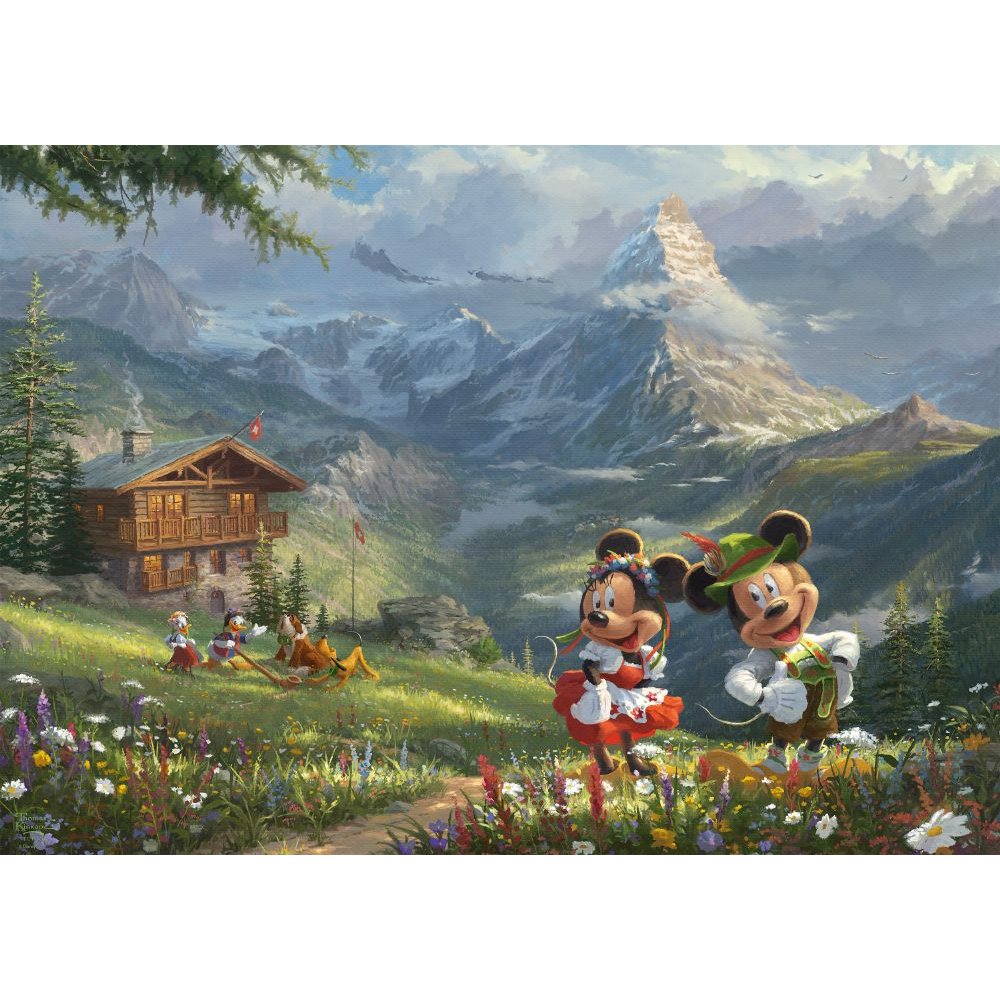 Schmidt Spiele Disney Mickey & Minnie az Alpokban - 1000 darabos puzzle