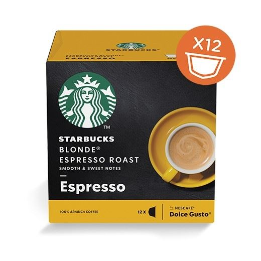 Káva v kapslích pro Dolce Gusto Starbucks Espresso Roast 12 ks