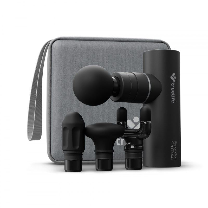 TrueLife RelaxGun G6 Metal masszázspisztoly (TLMGMRLXG6MBA)