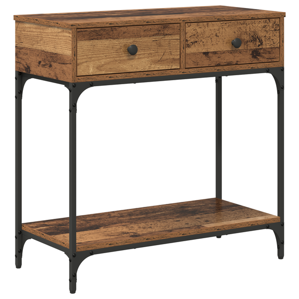 Masă console Lemn vechi 75x34.5x75 cm Lemn stratificat