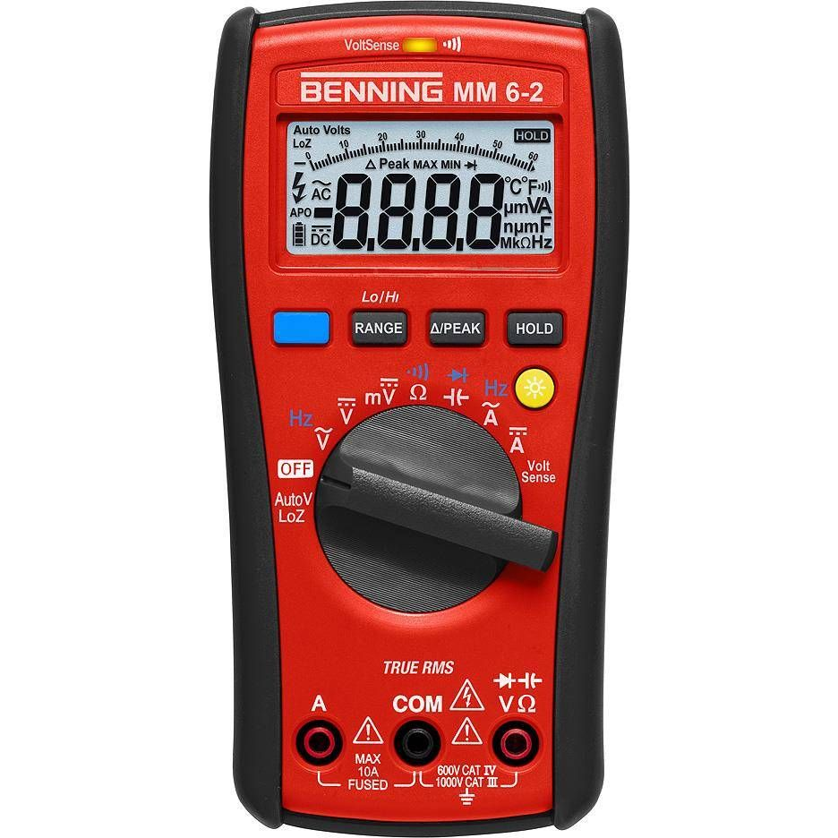 Benning MM 6-2 Kézi multiméter digitális CAT III 1000 V, CAT IV 600 V Kijelző (digitek): 6000 (BG044087)