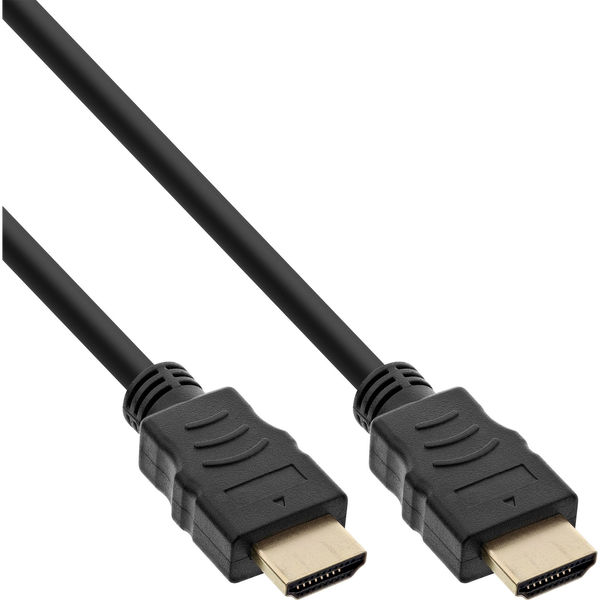 InLine B-17502P HDMI-kabel 2 m HDMI Type A (Standard) 2 x HDMI Type A (Standard) Sort