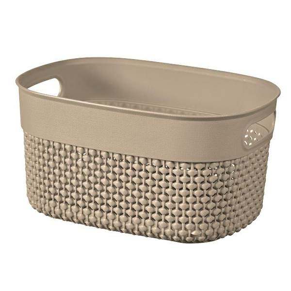 Univerzální koš plast béžový