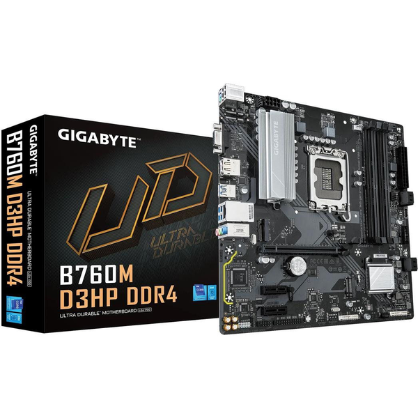 GIGABYTE B760M D3HP DDR4 alaplap Intel B760 Express LGA 1700 Micro ATX