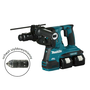MAKITA VRTACÍ A KOVACÍ KLADIVO SDS-PLUS 2x18V 2,9J AVT 2x5,0Ah + DRŽÁK