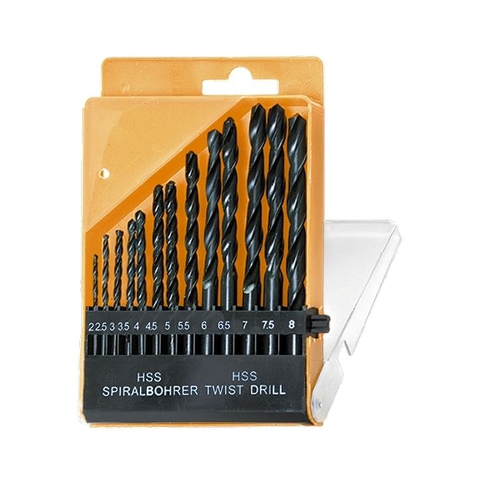 Sparta 13db-os HSS-R spirális fémfúró készlet 2-8mm (7233557) (7233557)