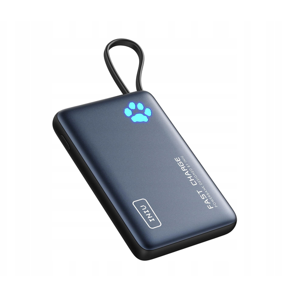 INIU P41L Powerbank 45W 10000mAh beépített USB-C kábellel